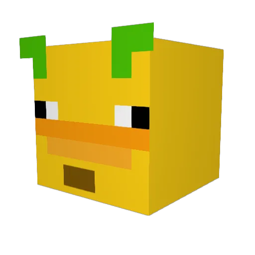 fhisy_sr_pato Minecraft avatar head, 3D render