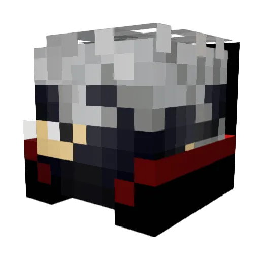 fiantboy Minecraft avatar head, 3D render