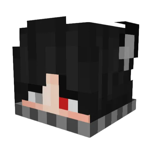 fiarzxqik Minecraft avatar head, 3D render