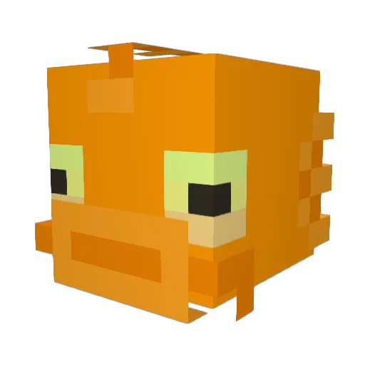 fibshgameplay Minecraft avatar head, 3D render