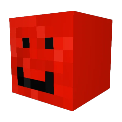 fickerad Minecraft avatar head, 3D render