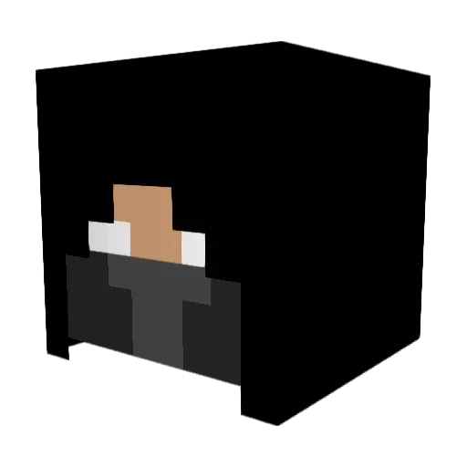fielda Minecraft avatar head, 3D render