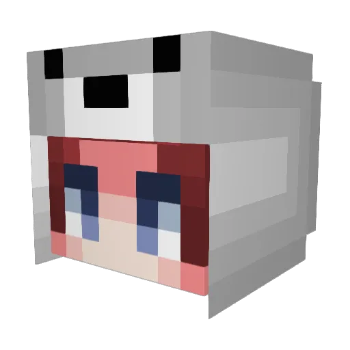 fienchenienchen Minecraft avatar head, 3D render