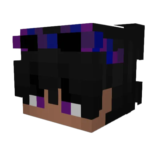fierflower Minecraft avatar head, 3D render