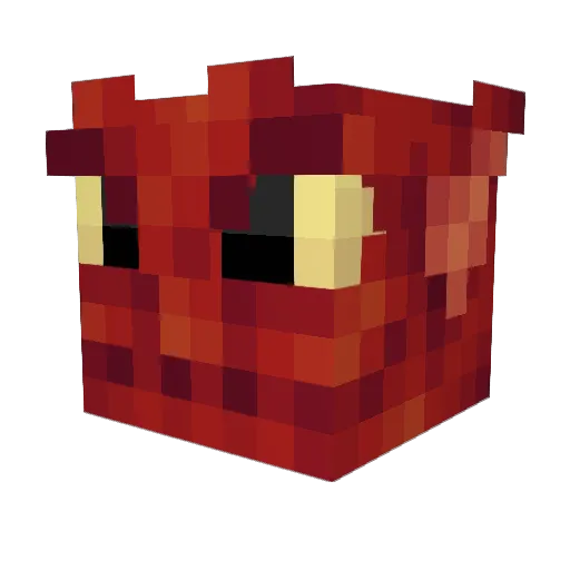 fierglief Minecraft avatar head, 3D render