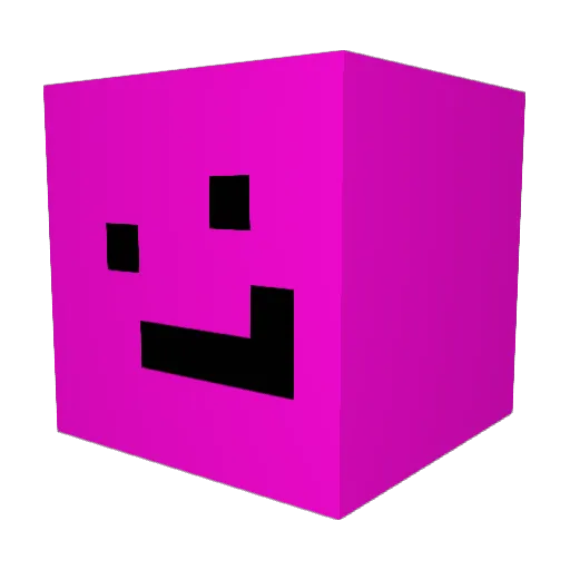 fifichor Minecraft avatar head, 3D render