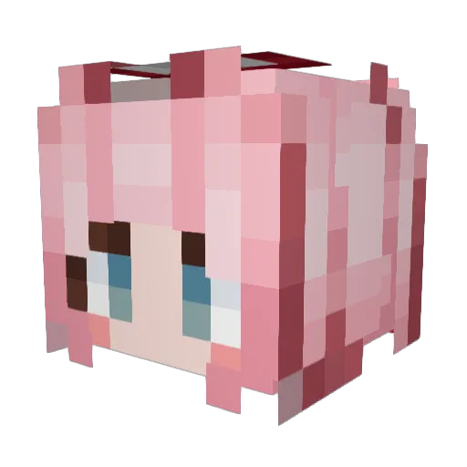 figgityfigs Minecraft avatar head, 3D render