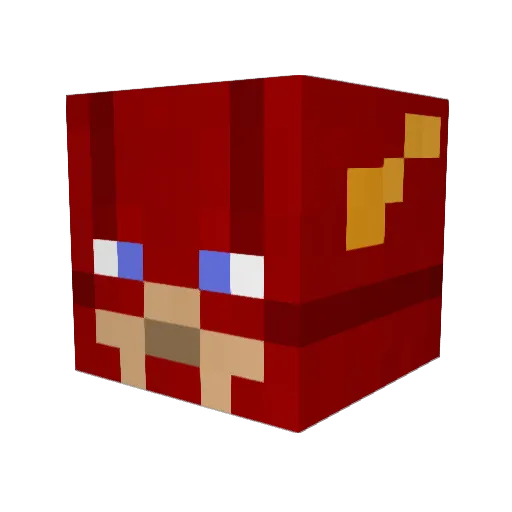 fightboy296 Minecraft avatar head, 3D render