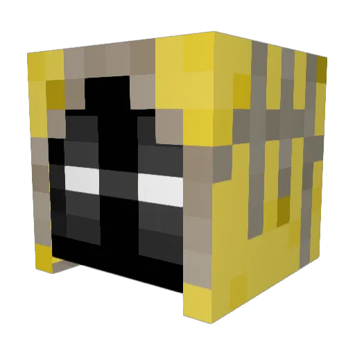 fighter0001 Minecraft avatar head, 3D render