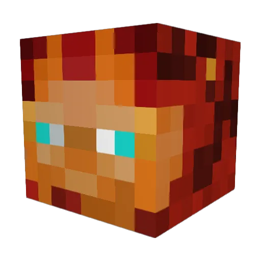 fighterpilot2488 Minecraft avatar head, 3D render