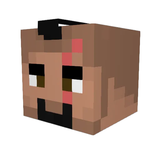 fighterx93chipp Minecraft avatar head, 3D render