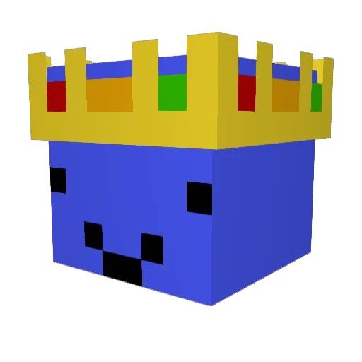 fightingnerd Minecraft avatar head, 3D render