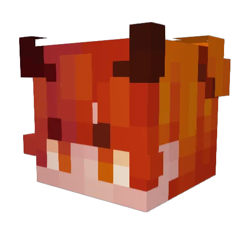 fightingzombies Minecraft avatar head, 3D render