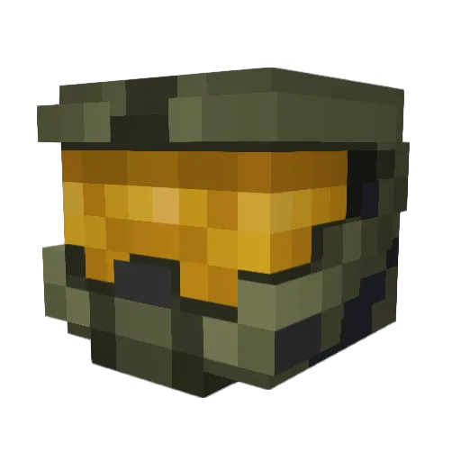 fightnite59 Minecraft avatar head, 3D render