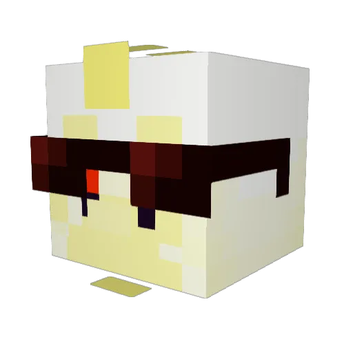 figm3nt_ Minecraft avatar head, 3D render