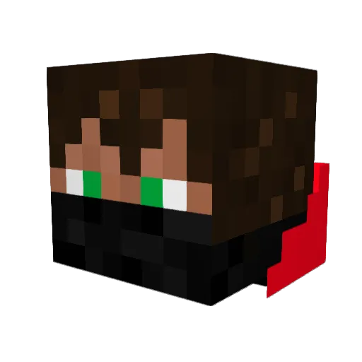 figo769 Minecraft avatar head, 3D render