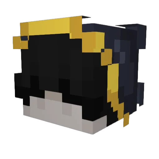figoso Minecraft avatar head, 3D render