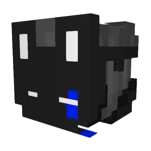 fiiffaaxx Minecraft avatar head, 3D render
