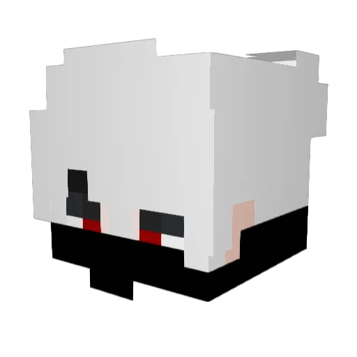 fija_okay Minecraft avatar head, 3D render
