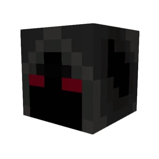 fijnedag Minecraft avatar head, 3D render