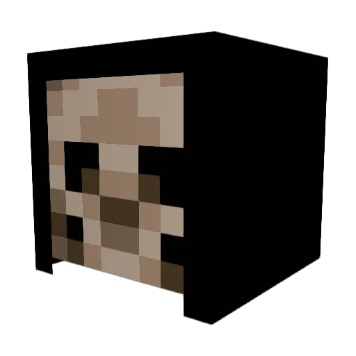 fikatv08 Minecraft avatar head, 3D render