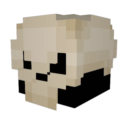 filaz_ Minecraft avatar head, 3D render