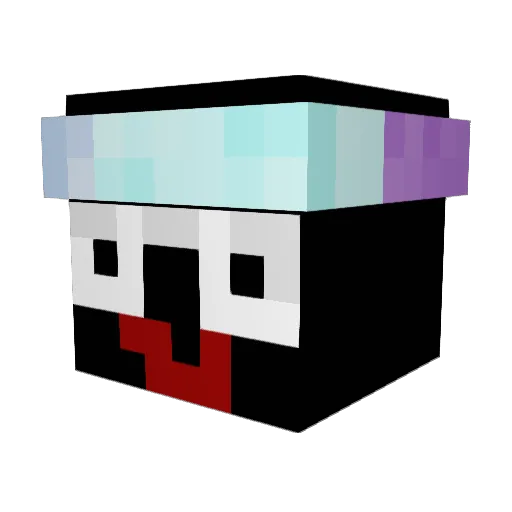 fildaks Minecraft avatar head, 3D render