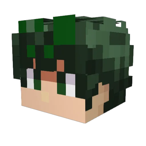 fildon123 Minecraft avatar head, 3D render