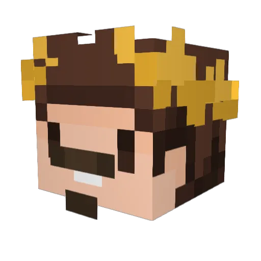 filgodber13 Minecraft avatar head, 3D render
