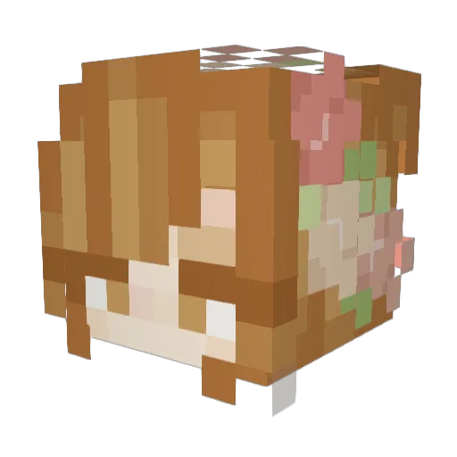 filhodofelipejjs Minecraft avatar head, 3D render
