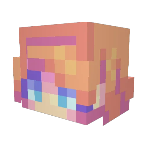 filiakelly Minecraft avatar head, 3D render