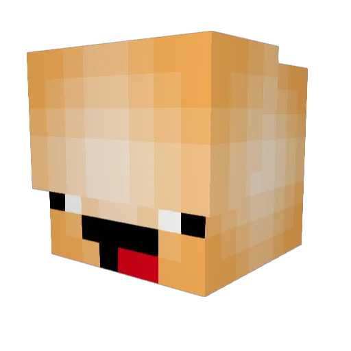 filip12333 Minecraft avatar head, 3D render