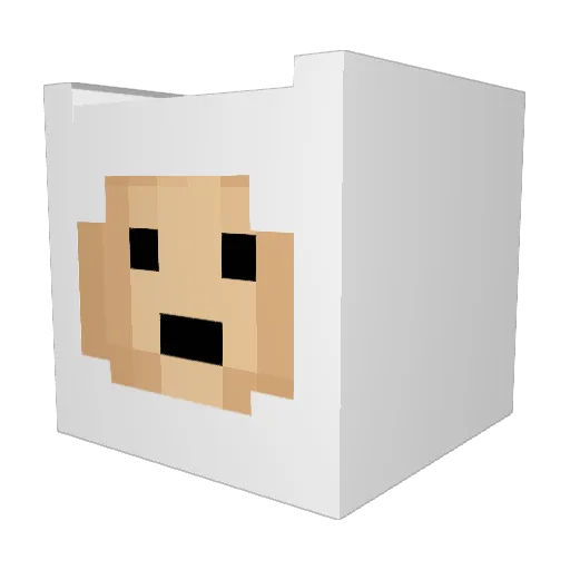 filipp5555 Minecraft avatar head, 3D render