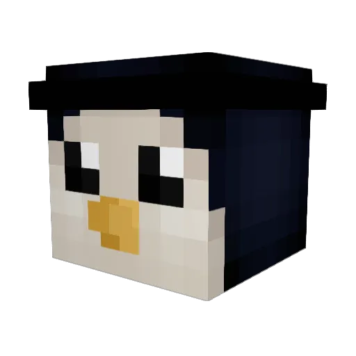 filippobonino Minecraft avatar head, 3D render