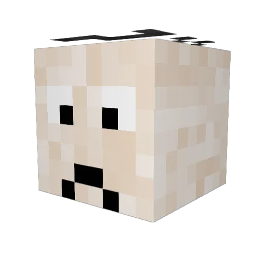 filipys12345 Minecraft avatar head, 3D render