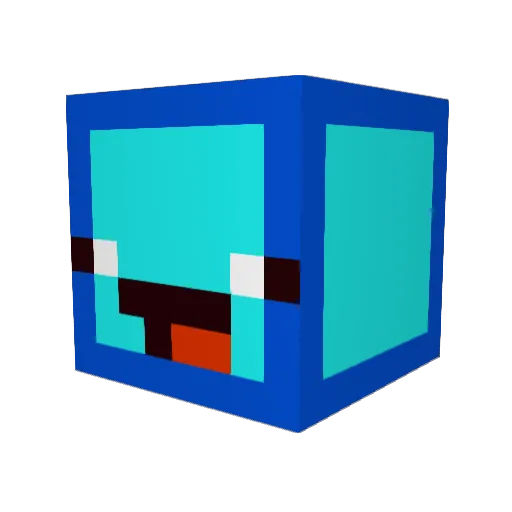 filipzemek Minecraft avatar head, 3D render