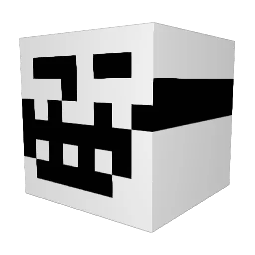 fillentry Minecraft avatar head, 3D render