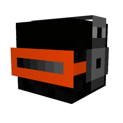 fillydip Minecraft avatar head, 3D render