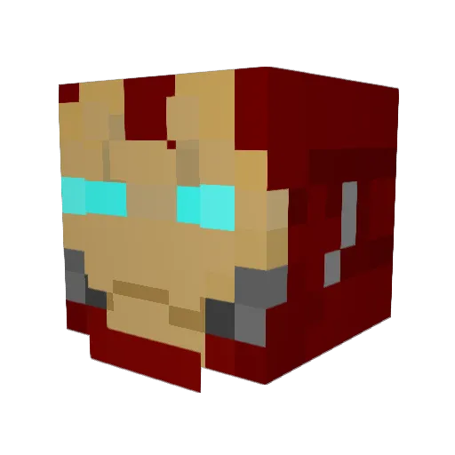 filo016 Minecraft avatar head, 3D render