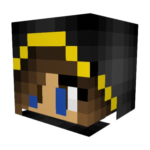 filo42 Minecraft avatar head, 3D render