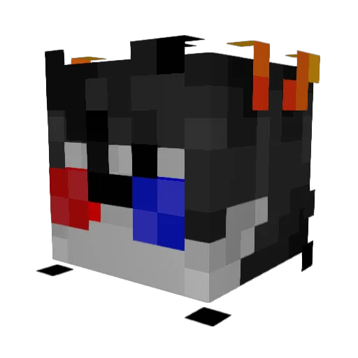 filthpatrol Minecraft avatar head, 3D render
