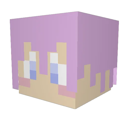 filthy_kinnie Minecraft avatar head, 3D render
