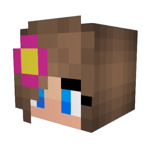 filurgubben Minecraft avatar head, 3D render