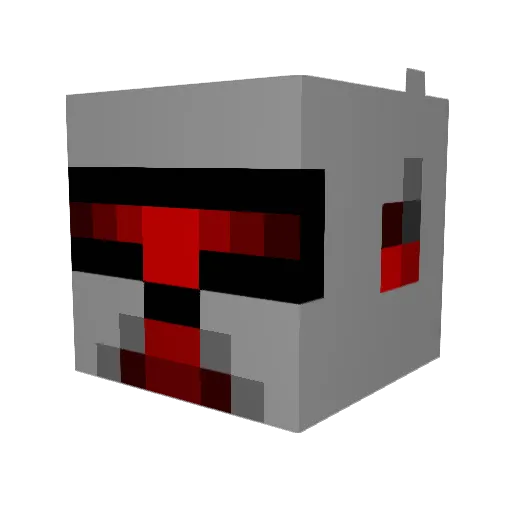 filvrm97 Minecraft avatar head, 3D render