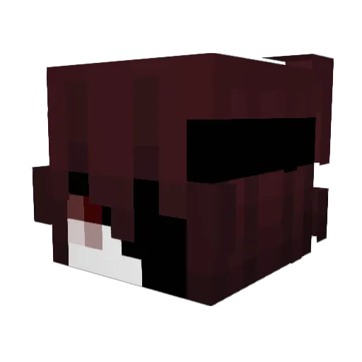 filyy Minecraft avatar head, 3D render