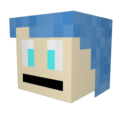 finTuukka Minecraft avatar head, 3D render