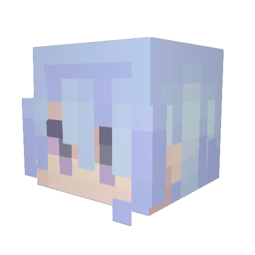 find_and_slay Minecraft avatar head, 3D render