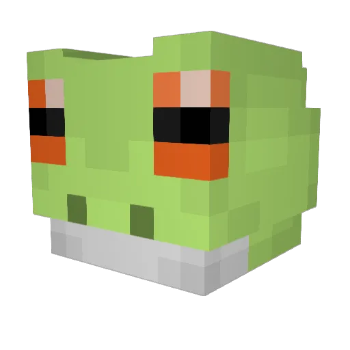 finder561 Minecraft avatar head, 3D render