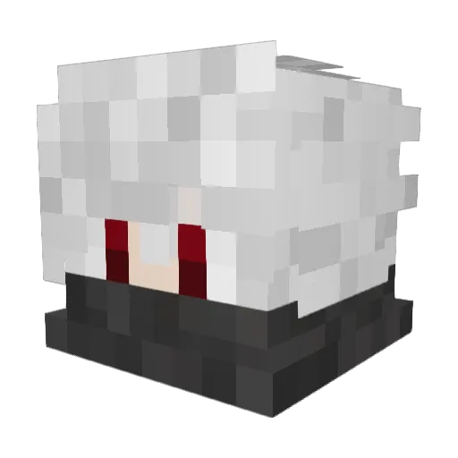 findingethan Minecraft avatar head, 3D render