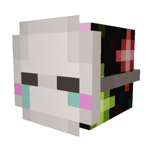 findmeonthestars Minecraft avatar head, 3D render